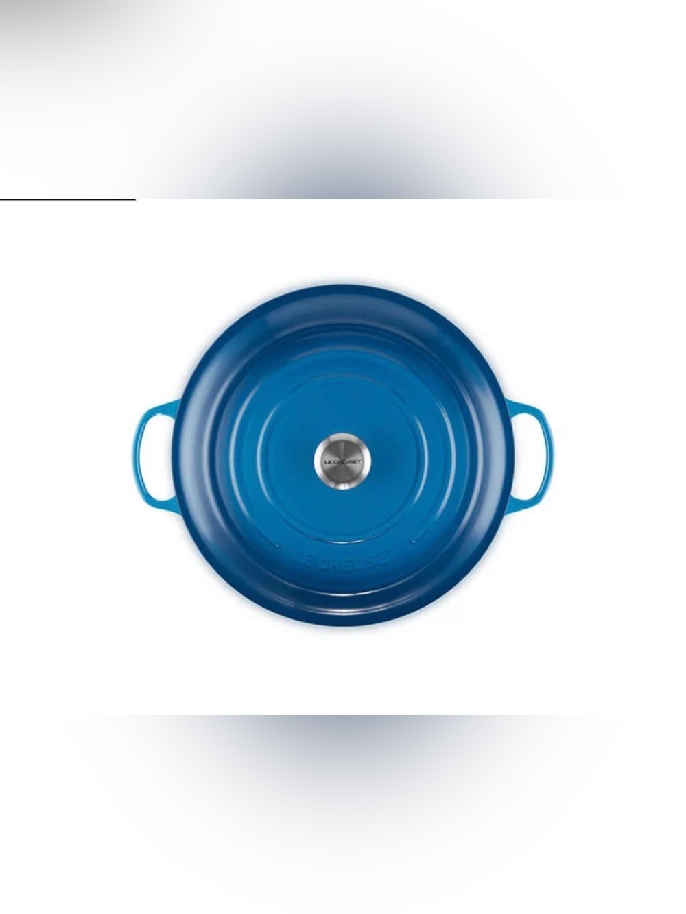 š Le Creuset Signature Round Dutch Oven #22 ā Marseille Blue ā n w o tš - Picture 4 of 8